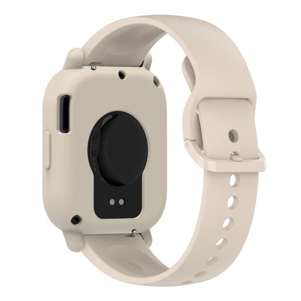 Xiaomi Redmi Watch 5 Lite Klockfodral Mjukt silikonöverdrag - Elfenben Vit Vit