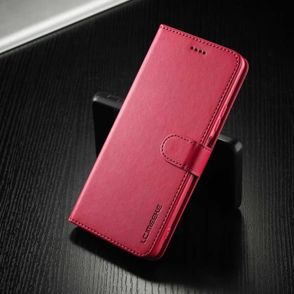 LC.IMEEKE Xiaomi 12 Pro flip etui - Rød Red