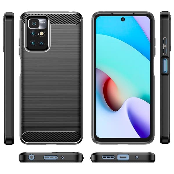Carbon Flex Xiaomi Redmi Note 11 skal - Svart Svart