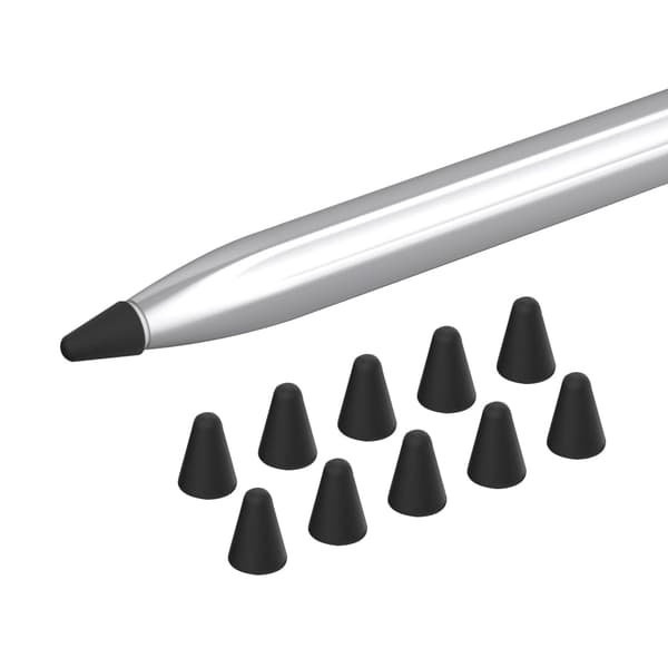 10 kpl Huawei M-Pencil (2.) silikonikynän kärjen suojus - Musta Black