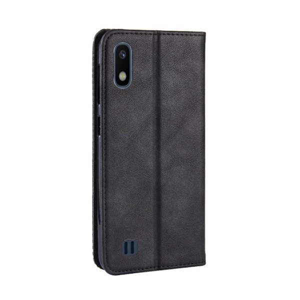 Bofink Vintage läder Samsung Galaxy A10 fodral - Svart Svart