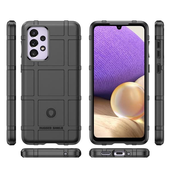 Rugged Shield Suojakotelo Samsung Galaxy A33 5G - Musta Black