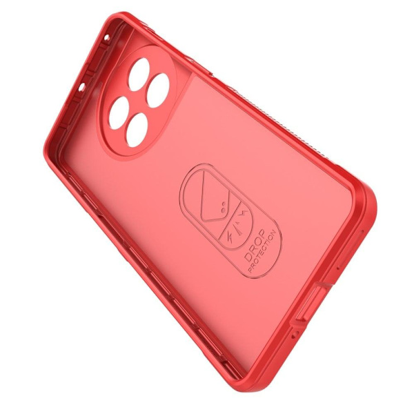 Blødt grebsformet cover til OnePlus 11 - Rød Red
