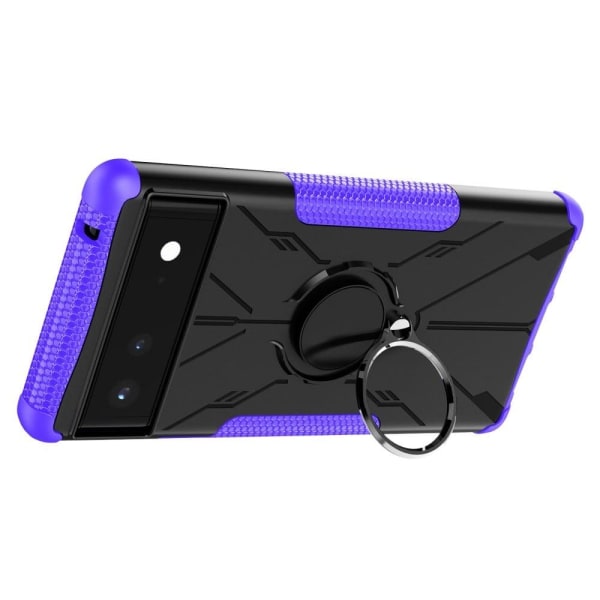 Kickstand-cover med magnetisk plade til Google Pixel 6 - Lilla Purple