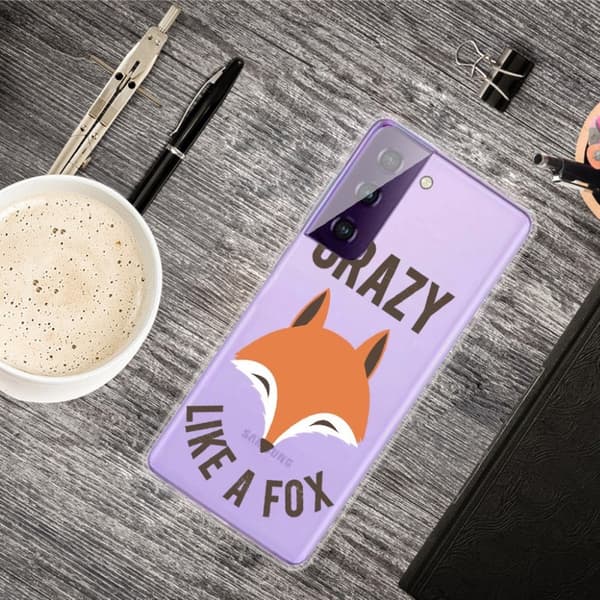 Deco Samsung Galaxy S21 FE Etui - Ræv Orange