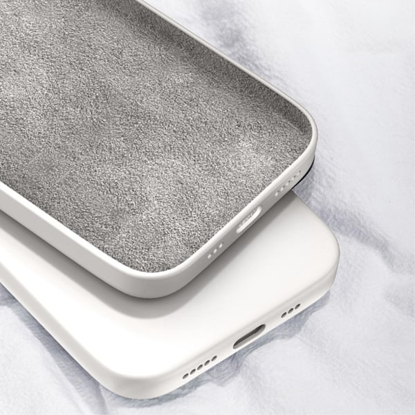 Skråt gummicover mod fald til iPhone SE (2022) / SE 2020 / 8 / 7 - Gråblå Blue