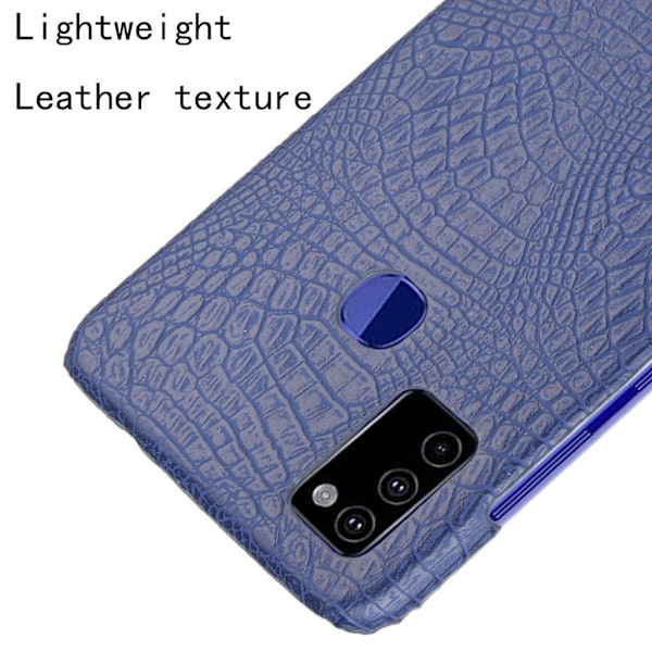 Croco etui - Samsung Galaxy M51 - Dark Blue Blue