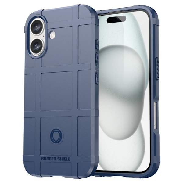 Rugged Shield iPhone 16 skal - Blå Blå