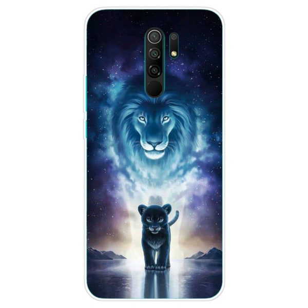 Deco Xiaomi Redmi 9 Suojakotelo - Lion Blue