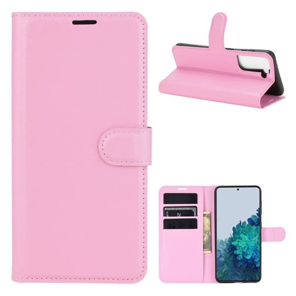 Classic Samsung Galaxy S21 Plus Flippetui - Rosa Pink