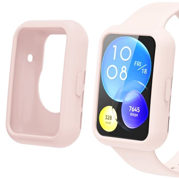 Huawei Watch Fit 2 silikone cover - Lyserød Pink