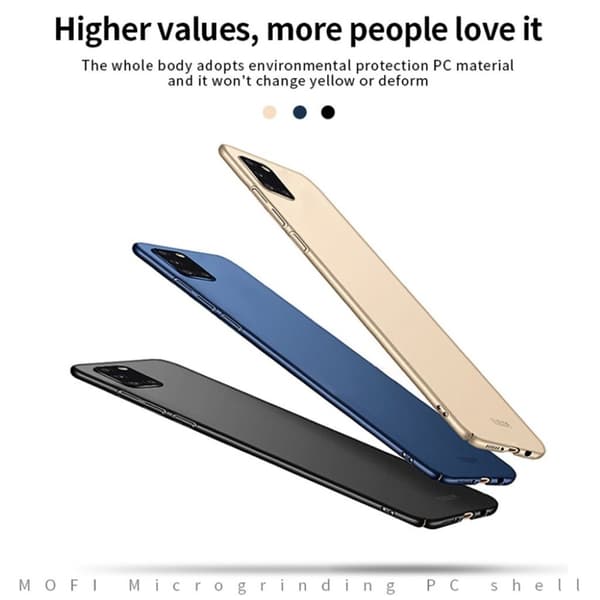 MOFI Samsung Galaxy A31 slim shield kotelot - Sininen Blue