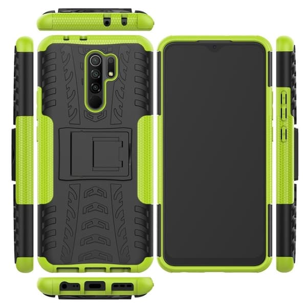 Offroad Suojakotelo Xiaomi Redmi 9 - Vihreä Green