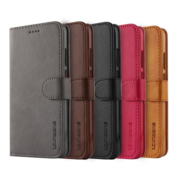 LC.IMEEKE Huawei P20 flip case - Musta Black
