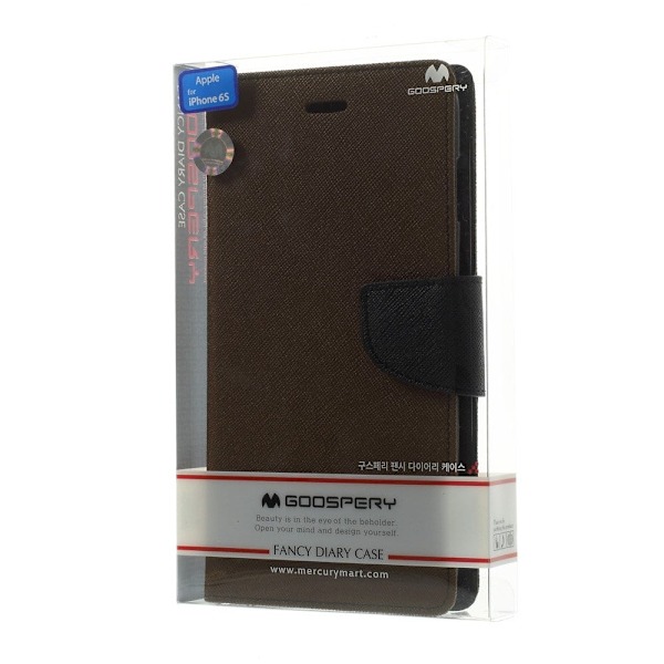 Mercury (Brun) iPhone 6 Plus Flip-Fodral Brun