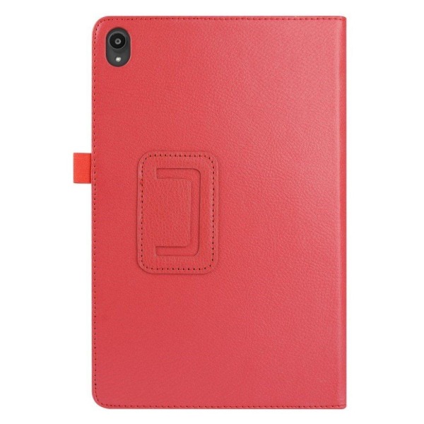 Lenovo Tab P11 litchi texture leather case - Red Red