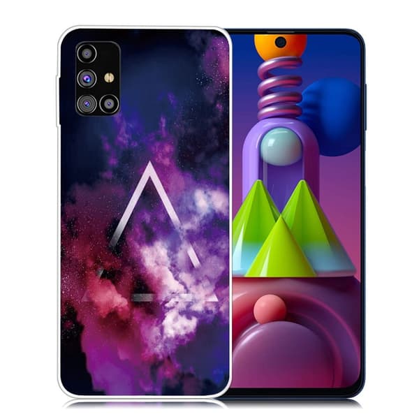 Deco Samsung Galaxy M51 Etui - Purple / Rose Purple