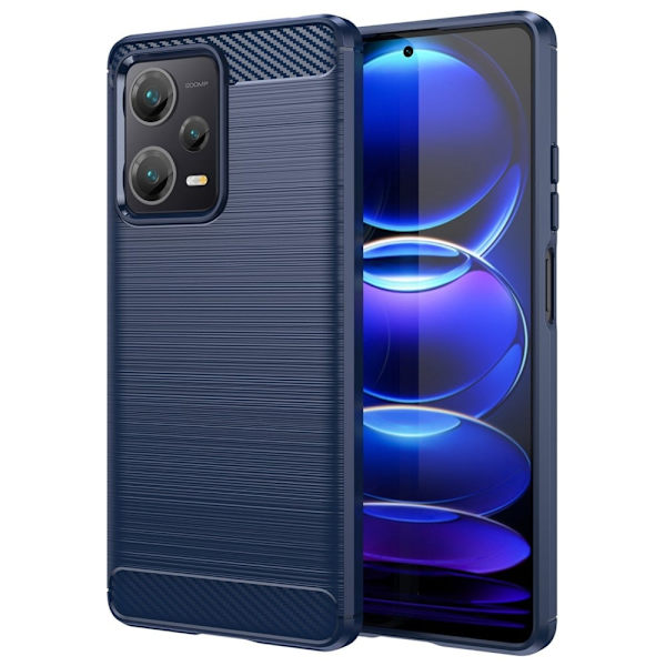 Carbon Flex Etui Xiaomi Redmi Note 12 Pro Plus - Blå Blue