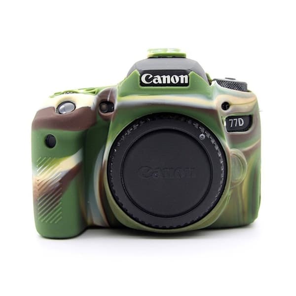 Canon EOS 77D Beskyttelsesdeksel laget av silikon - Kamuflasje Multicolor