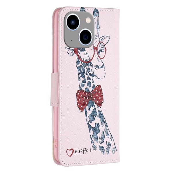 Wonderland iPhone 15 Plus Flippetui - Sjiraff Pink