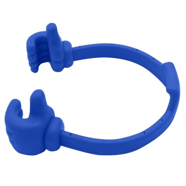 Universal cute thumb design phone and tablet bracket - Blue Blue