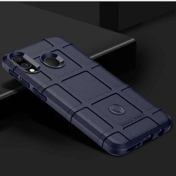 Rugged Shield Samsung Galaxy M20 deksel - Blå Blue