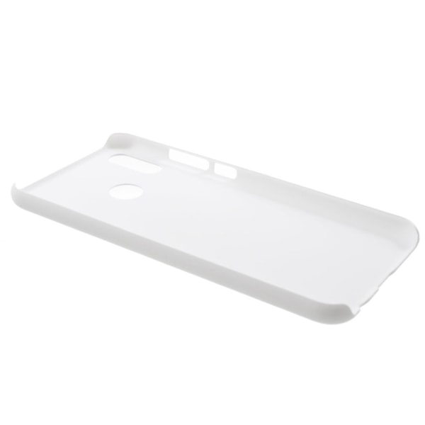 Huawei P20 Lite / Nova 3e mobilskal skyddande i plast material gummi - Vit Vit