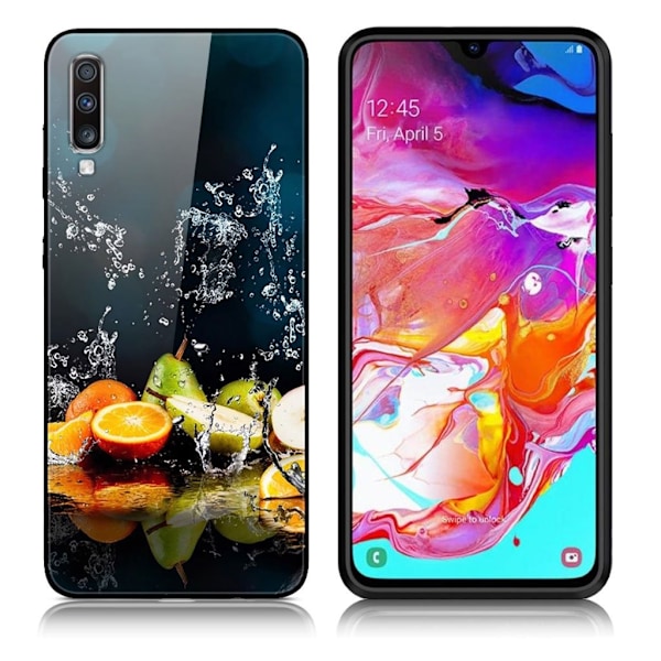 Fantasy Samsung Galaxy A70 deksel - Frukt Multicolor