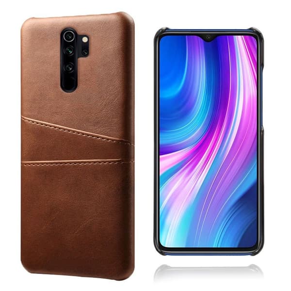 Dual Card kuoret - Xiaomi Redmi Note 8 Pro - Kahvi Brown