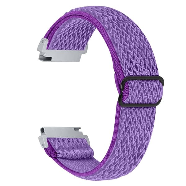Samsung Galaxy Watch 3 (45mm) / (46mm) elastisk urrem med justerbart spænde - Lilla Purple