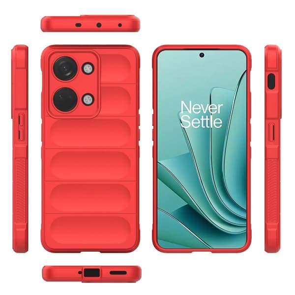 Deksel med mykt grep for OnePlus Nord 3 / OnePlus Ace 2V - Rød Red