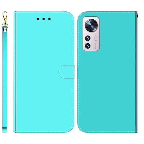 Mirror Xiaomi 12 Pro flip case - Syaani Green