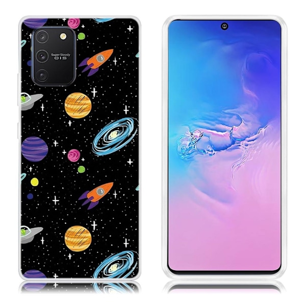 Deco Samsung Galaxy S10 Lite Cover - Kosmisk Univers Multicolor