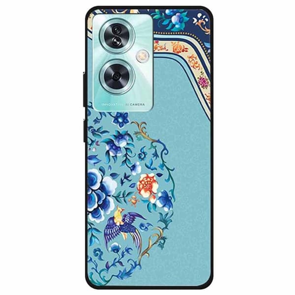 Imagine OnePlus Nord N30 SE deksel - Palassbroderi Blue