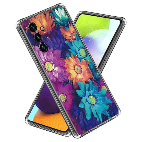 Deco Samsung Galaxy A54 Etui - Krysantemum Multicolor