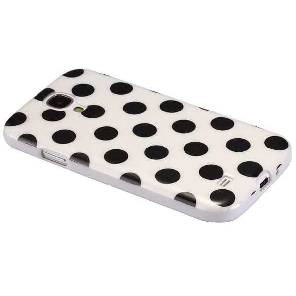 Polka Dots (Hvit) Samsung Galaxy S4 Deksel White
