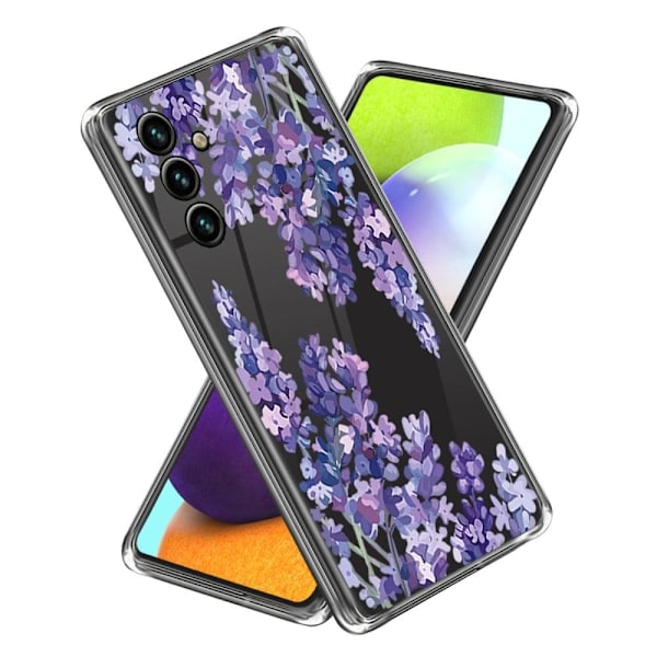 Deco Samsung Galaxy A54 Suojakotelo - Violetti Puu Purple