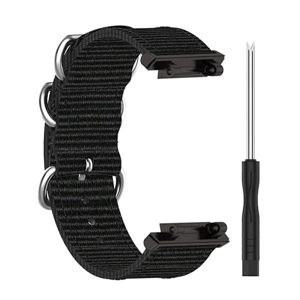 Amazfit T-Rex 2 nylon urrem - Sort Black