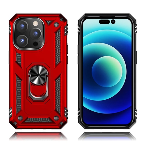 Bofink Combat iPhone 14 Pro etui - Rød Red
