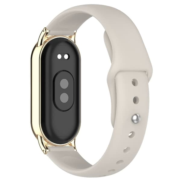 Udskiftningsrem til 12mm Universal Smartwatch Reverse Buckle Silikone Urrem - Aprikos Brown