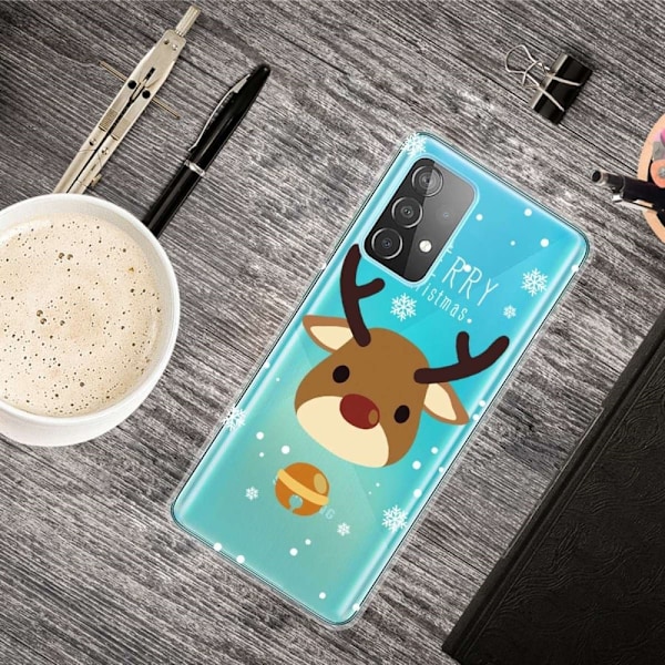 Julfodral till Samsung Galaxy A13 4G - Ren Med Bjällra Brun