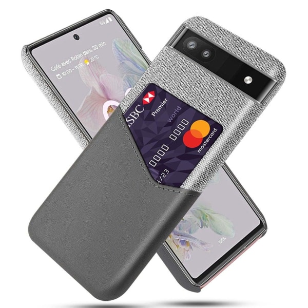 Bofink Google Pixel 6a Kort Cover - Grå Silver grey