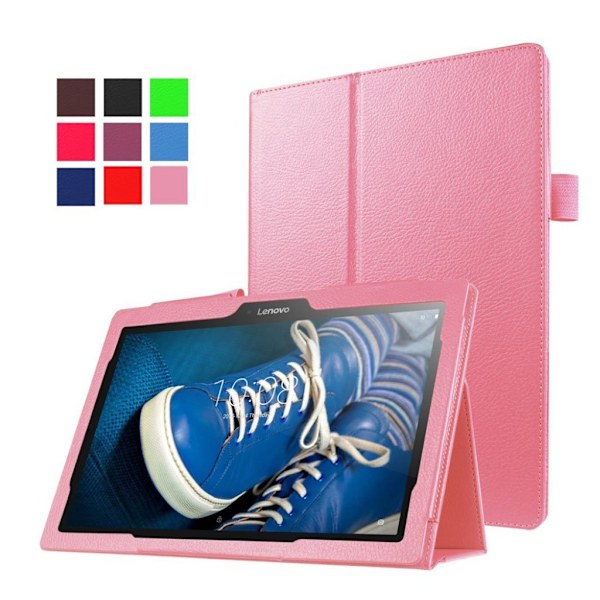 Lenovo Tab 10 TB-X103F litchi-nahkainen nahkakotelo - Pinkki Pink