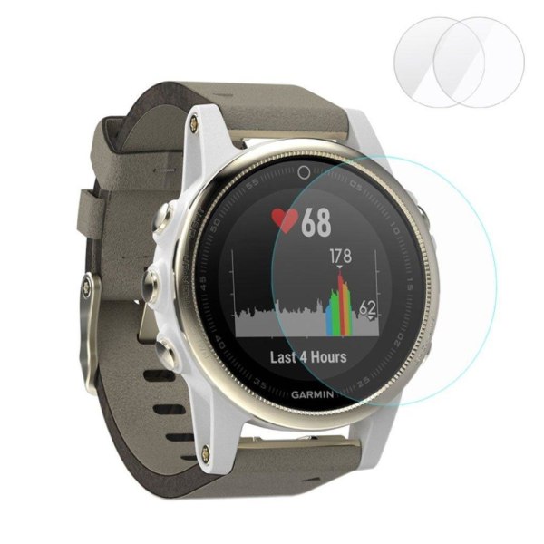 HAT PRINCE Garmin Fenix 5S 2 stycken tunna extra glas - Genomskinlig Transparent