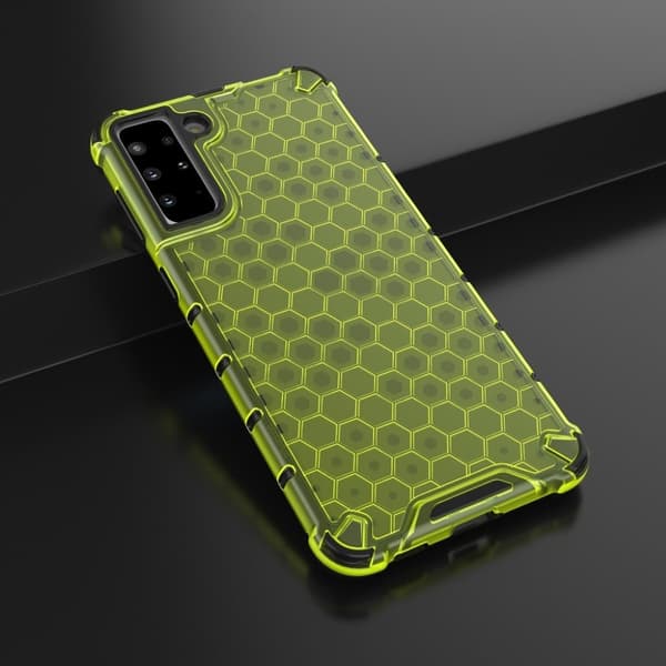 Bofink Honeycomb Samsung Galaxy S21 Plus Etui - Grønn