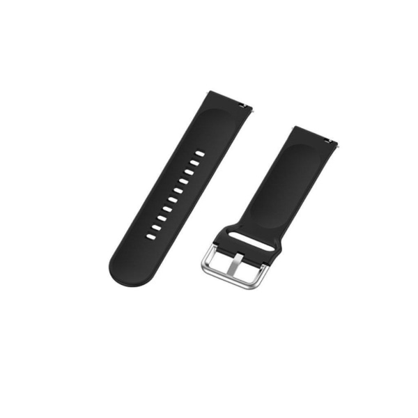 Enkel silikone-urrem til Samsung Galaxy Watch 4 - Sort Black