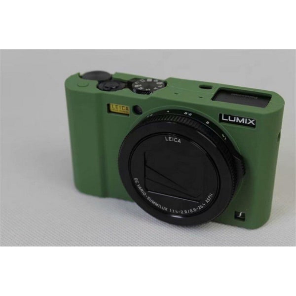 Panasonic Lumix DMC LX10 Pehmeä Silikooni Kameran Suoja kotelo - Green