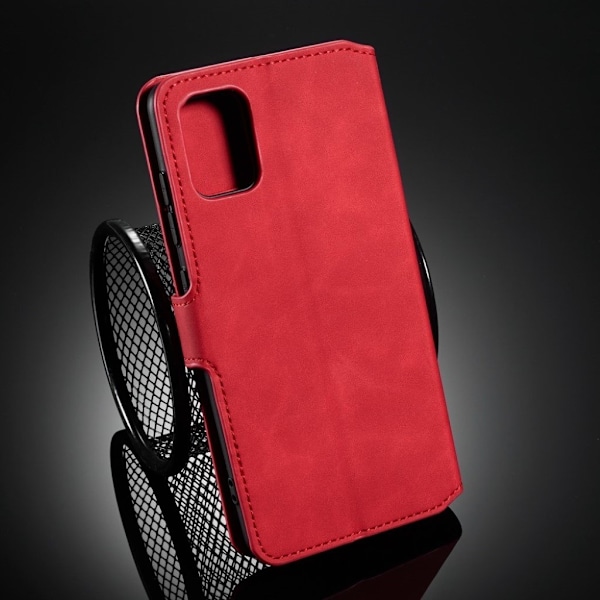 DG.MING Samsung Galaxy A71 5G Retro Etui - Rød Red