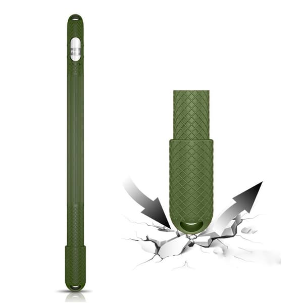 Apple Pencil anti-slip silikon case - Army Grønn Green