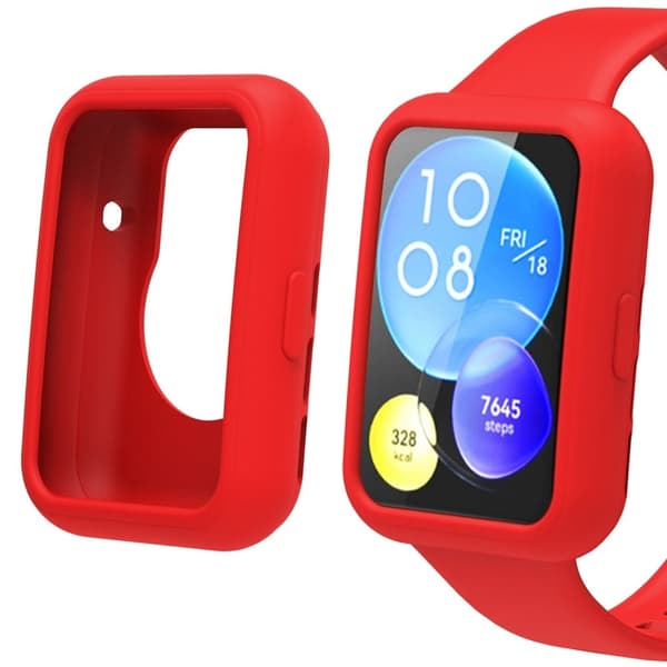 Huawei Watch Fit 2 silikonisuojus - Punainen Red